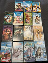 24 Cassette vhs Walt Disney + 15 dreamworks/univer