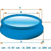 Copripiscina intex diametro 2,44 metri - 244 cm
