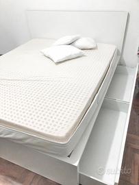 Struttura letto matrimoniale Malm Ikea