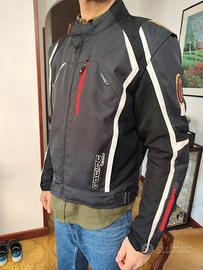 Giacca moto IXS taglia L con paraschiena – maniche