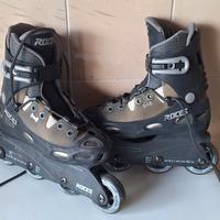 pattini con ruote in linea