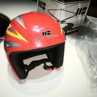 casco da sci tg M/58 rosso