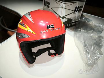 casco da sci tg M/58 rosso