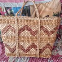 borsa vintange in paglia