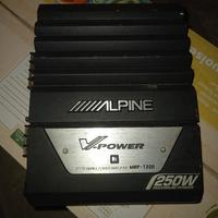 amplicatore alpine.  e subwoofer 