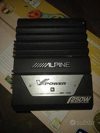amplicatore alpine.  e subwoofer 