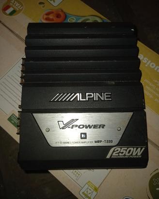 amplicatore alpine.  e subwoofer 