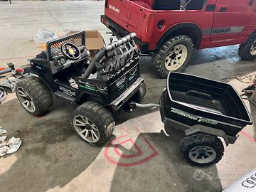 Gaucho Peg perego 24v + rimorchio