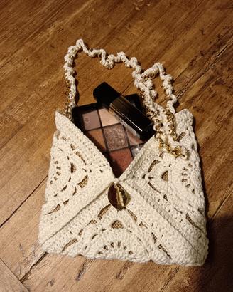 pochette cotone bianca