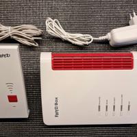 Kit modem Fritzbox 7530 e Repeater 2400