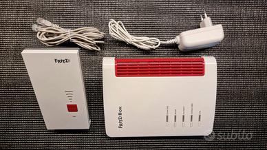 Kit modem Fritzbox 7530 e Repeater 2400