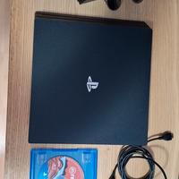 PS4 PRO 1 TERA +2 CONTROLLER + CARICATORE +2GIOCHI