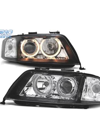 FARI AUDI A6 4B 97-99 ANGEL EYES FONDO NERO
