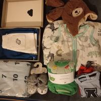 Lotto neonato abbigliamento e accessori