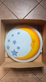 Plafoniera luna e stelle 