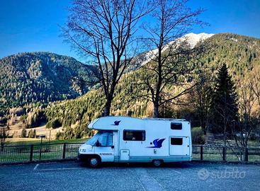 Camper mansardato 7 posti