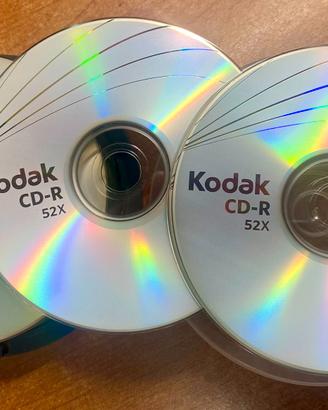 25 CD-R KODAK 52X. CD registrabile 700 MB / 80 min