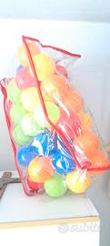 palline colorate in plastica