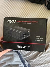 Alimetatore 48v neewer x microfono