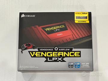 Corsair Vengeance 64 GB DDR4 (4x16) 3600MHz LPX