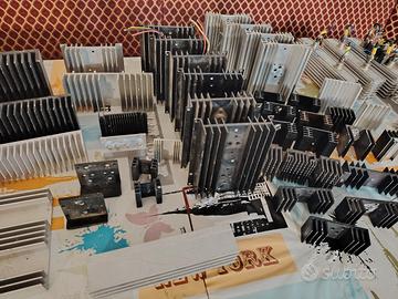 Dissipatori alluminio per transistor 