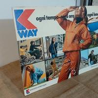 Cartonato Pubblicitario anni 70 K-WAY 