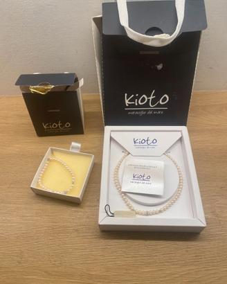 Parure Kioto in Oro 18 Kt e Perle Coltivate