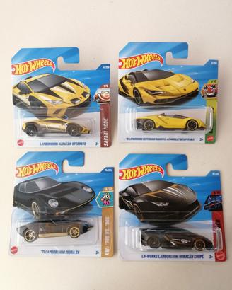 Hot Wheels 4 Lamborghini 