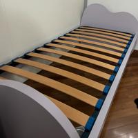 Letto singolo con secondo letto estraibile