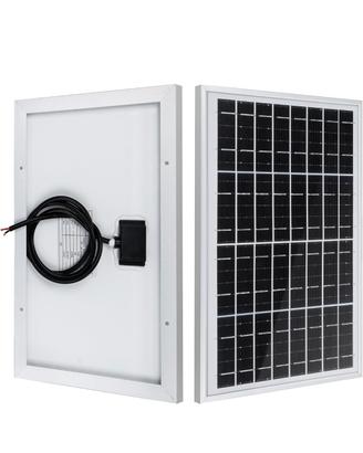 6 pannelli solari monocristallini 10w 12v ognuno