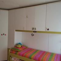 Cameretta  doppio letto con ponte e cabina armadio