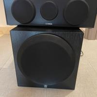 Subwoofer e diffusore yamaha