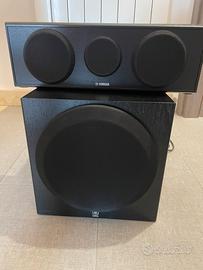 Subwoofer e diffusore yamaha