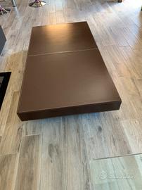 Tavolino da salotto in pelle