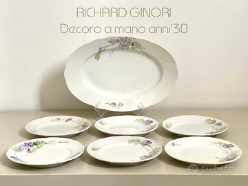 Servizio porcellana Richard Ginori anni’30