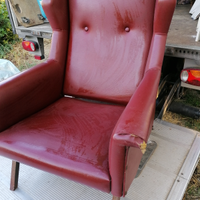 Poltrona Vintage in pelle