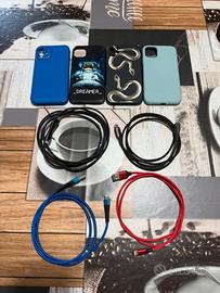 Lotto per Iphone 11 e Cavi lightning