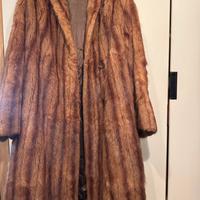 cappotto di pelliccia vera di visone