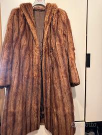 cappotto di pelliccia vera di visone