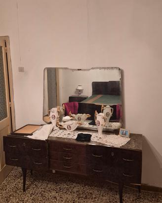 Credenza Comò Vintage Anni ’60 con Specchio
