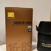 Obiettivo AF-S DX NIKON 16-85mm f/3.5-5.6G ED VR