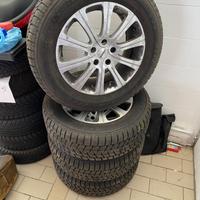 4 CERCHI IN LEGA MERCEDES+4BRIDGESTONE 235/60/17