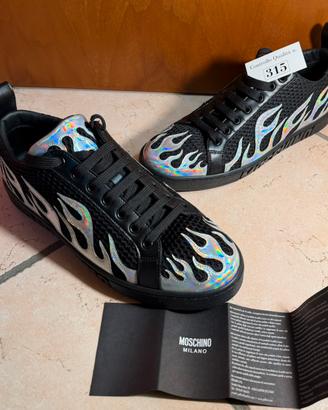 Sneaker Moschino Logo Olografico