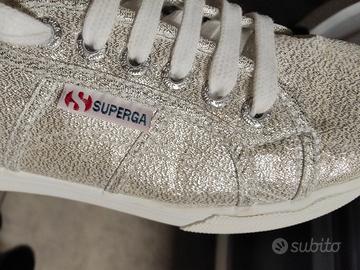 Scarpe Superga silver n.39