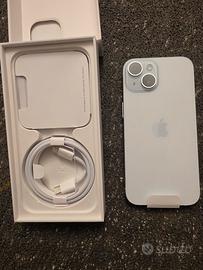 i Phone 15 blue 256 GB nuovo