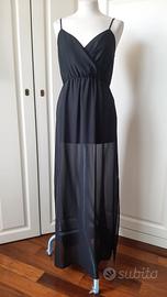 Abito nero lungo , tg M /42