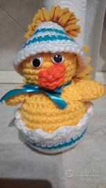 pulcino amigrumi 