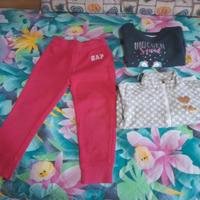 set 3 pezzi 4 anni  GAP, I.DO, PRIMARK