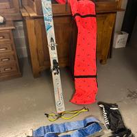 Scii alpinismo + bacchette + pelli foca