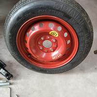 ruotino scorta 500 fiat con cric